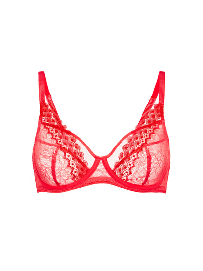 Radieuse UW Scarf Bra in Flamingo - Simone Perele