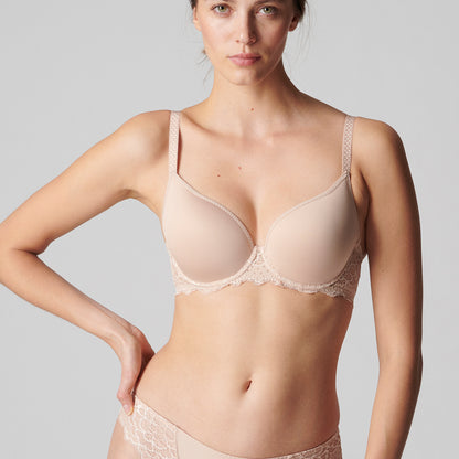 Soutien-Gorge T-Shirt Plongeant Spacer 3D Caresse Peau Rose - Simone Pérèle