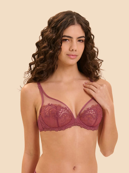 Wish Full Cup Plunge In Santal Pink - Simone Perele