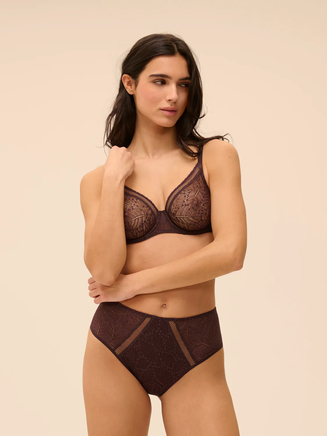 Comete Deep Brief In Dark Brown - Simone Perele