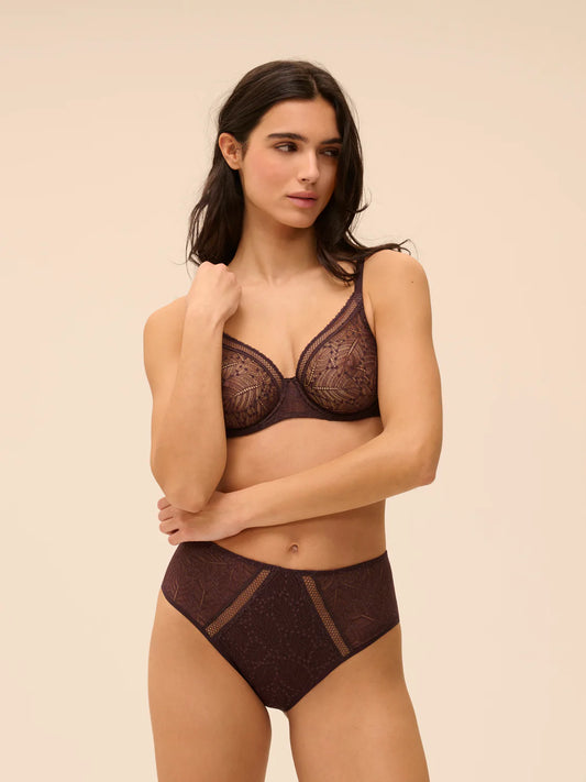 Comete Deep Brief In Dark Brown - Simone Perele