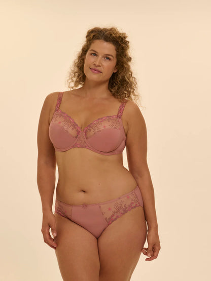 Delice Full Cup Support Bra in Smokey Pink - Simone Perele