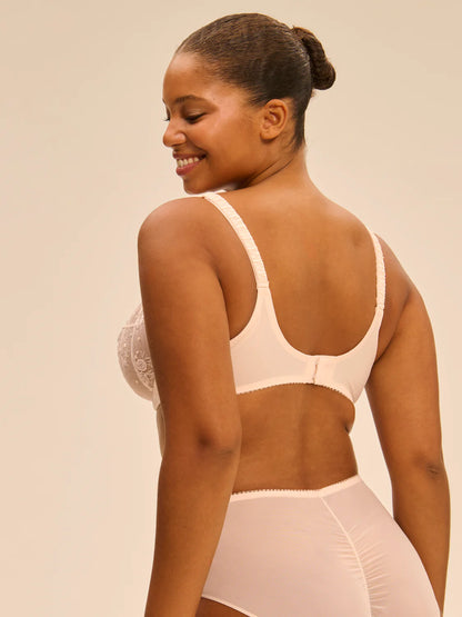 Intrigue Full Cup Support Bra In Sakura Pink - Simone Perele