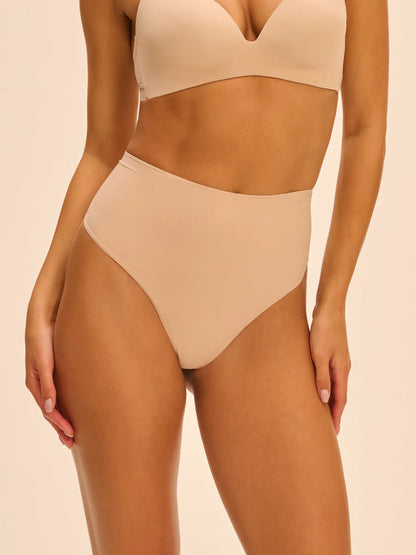 Story High Waist Shaper Thong in Peau Rosee - Simone Perele