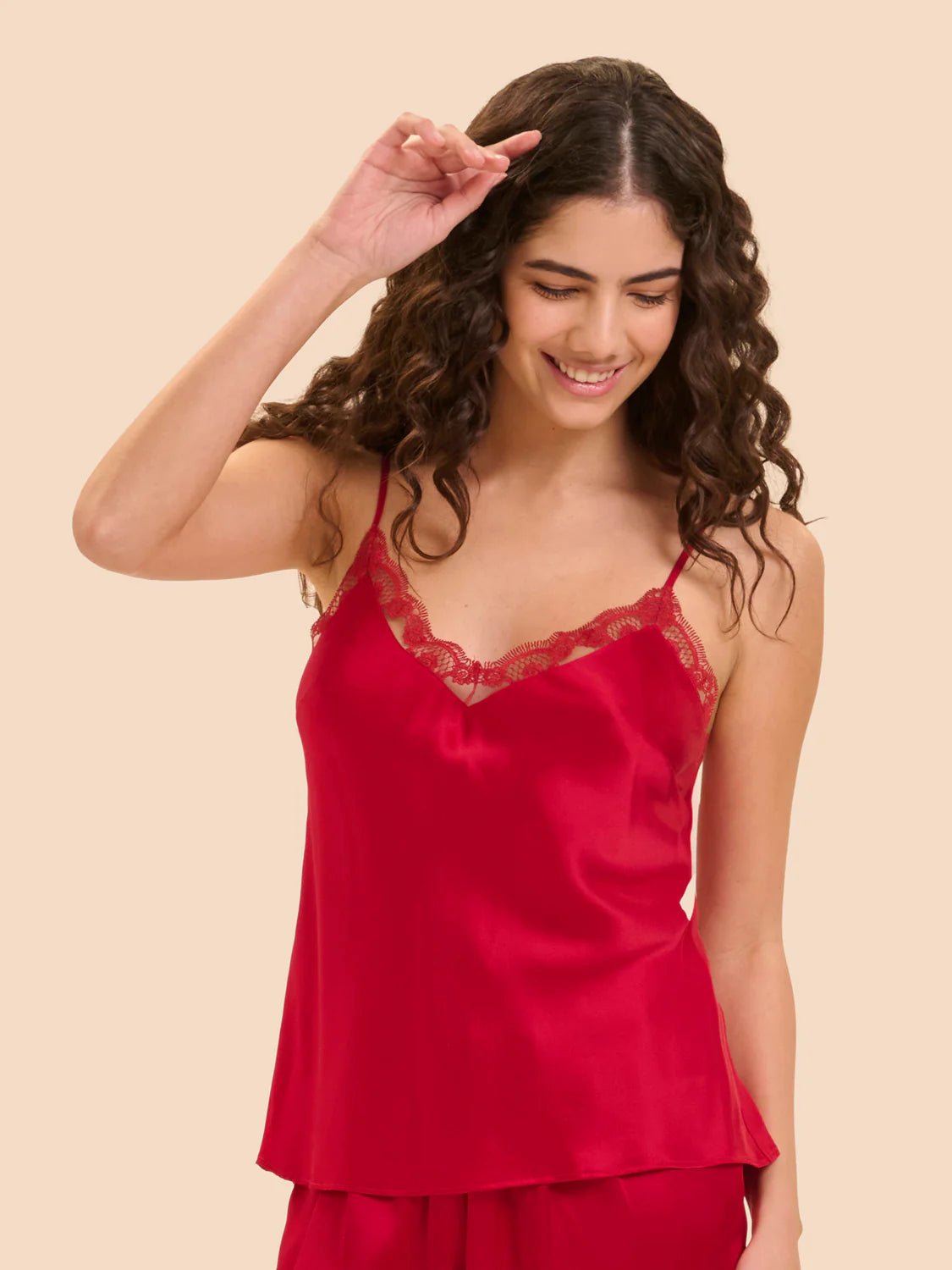Love Me Top with Embroidery in Opera Red - Simone Perele