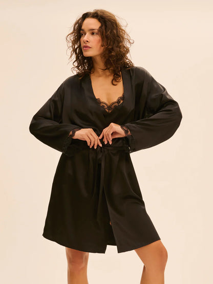 Love Me Kimono in Black - Simone Perele