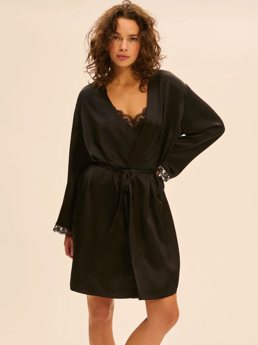 Love Me Kimono in Black - Simone Perele
