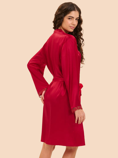 Love Me Kimono in Opera Red - Simone Perele
