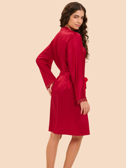 Love Me Kimono in Opera Red - Simone Perele