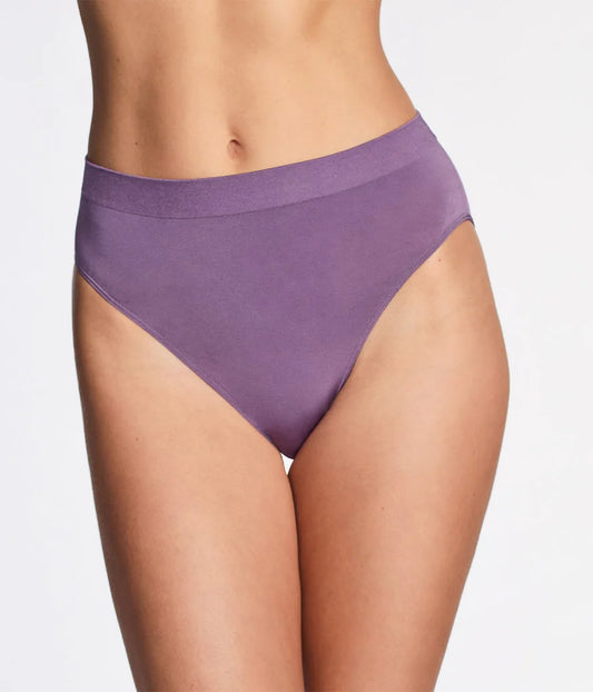 B-Smooth Hi Cut Brief in Italian Grape - Wacoal
