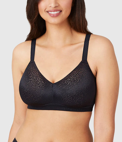 Back Appeal Wirefree Bra In Black - Wacoal