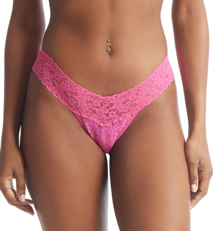 3 Low Rise Thongs in Sweet Tart, Tangelo Orange, and Twilight Purple - Hanky Panky
