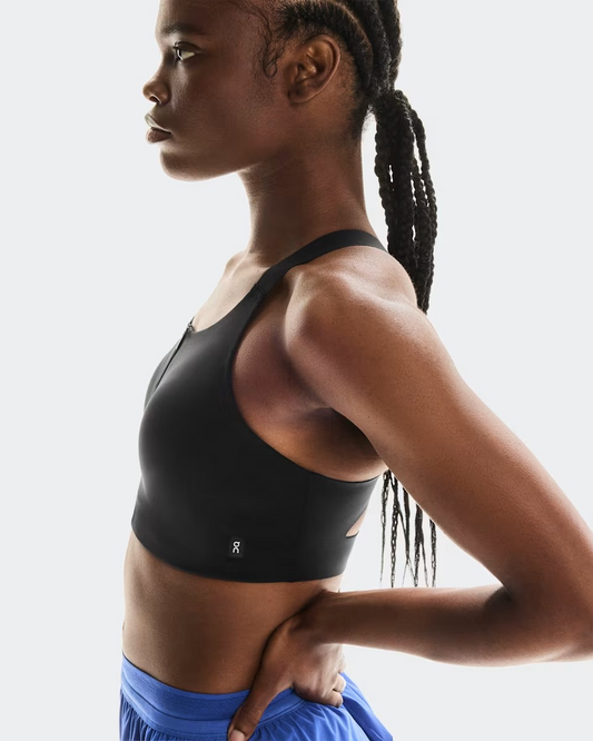 Endurance Bra Zip In Black - On Sports
