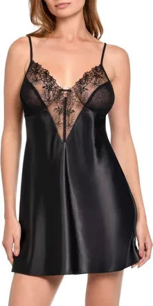 Tasha Chemise In Black - In Bloom