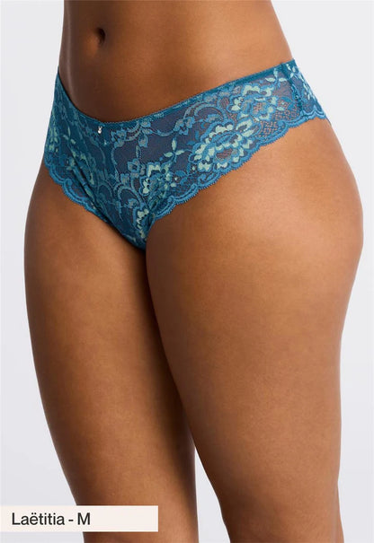 Signature Lace Brazilian In Surf & Mint - Montelle