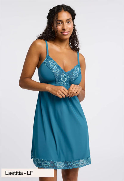 Full Bust Support Chemise In Surf - Montelle