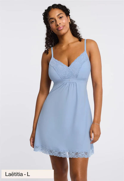 Bust Support Chemise With Cup Insert In Beach House - Montelle
