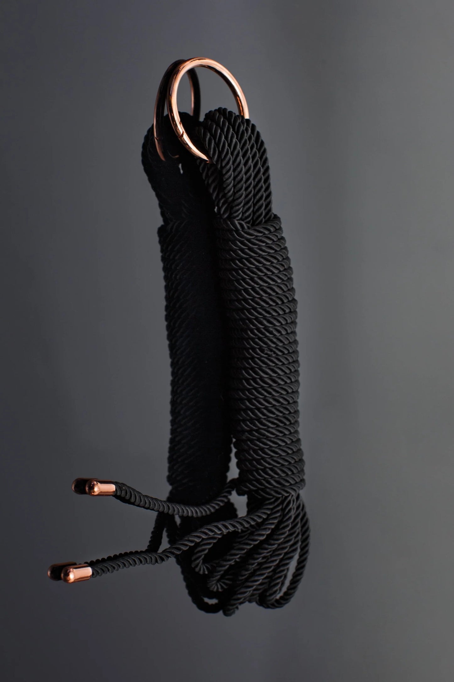 Silky Black Bondage Rope - Coquette