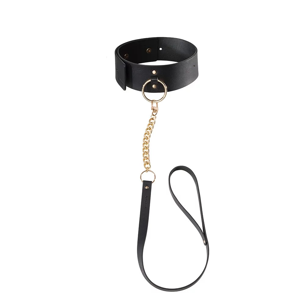 Maze - Choker with Leash - Bijoux