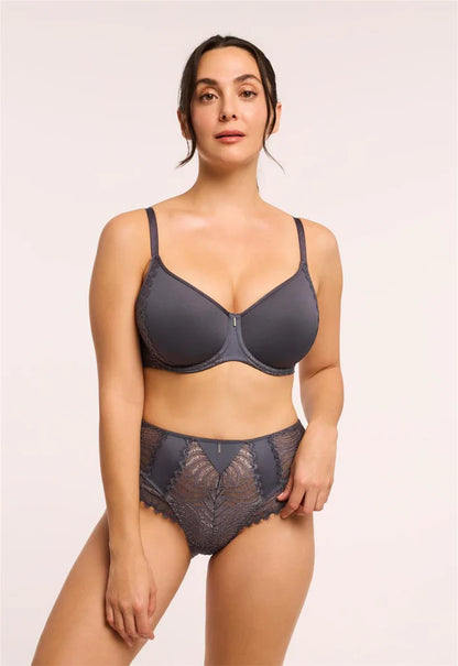 Sublime Spacer T-Shirt Bra In Magnet/ Silver - Montelle