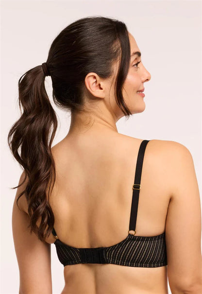 Temptation Full Mystique Bra In Black/Sand - Montelle