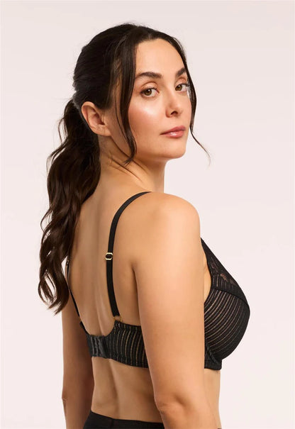 Temptation Full Mystique Bra In Black/Sand - Montelle