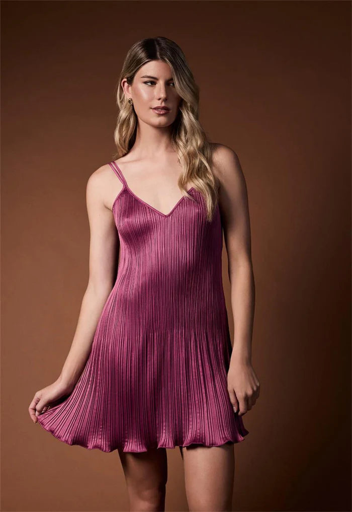 Promise Chemise In Berry - Rya