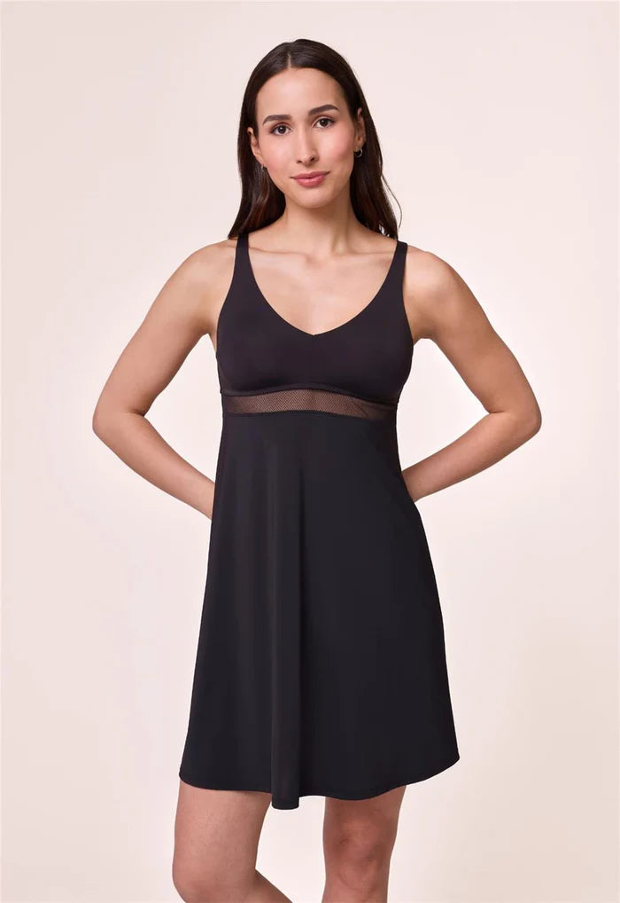 Mysa Chemise in Black - Montelle