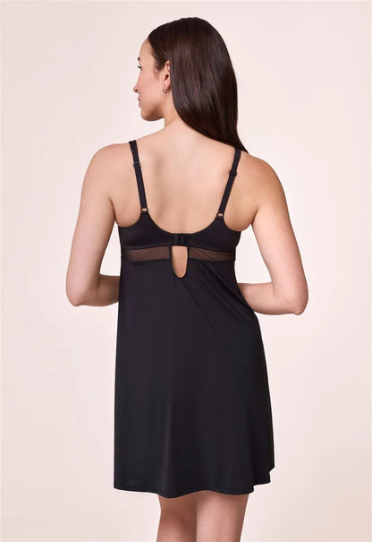 Mysa Chemise in Black - Montelle