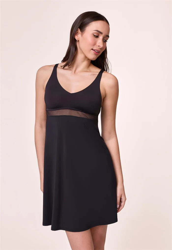 Mysa Chemise in Black - Montelle