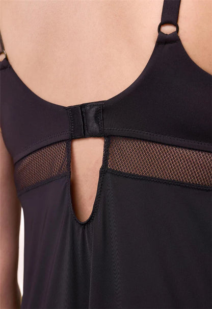 Mysa Chemise in Black - Montelle