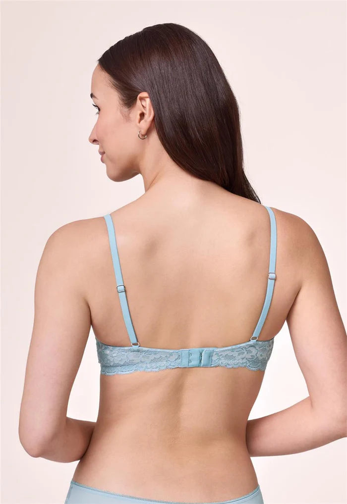 Flirt Demi Lace Bra In Dewdrop/Chantilly - Montelle
