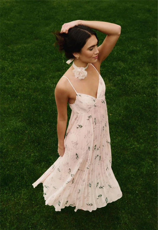 Breeze Gown Set in Blush Whitebell - Rya