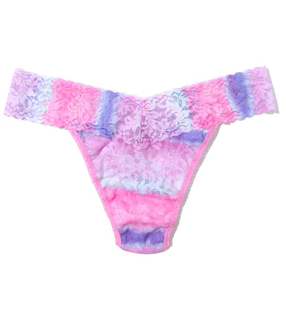Original Rise Signature Lace Thong in Rem - Hanky Panky