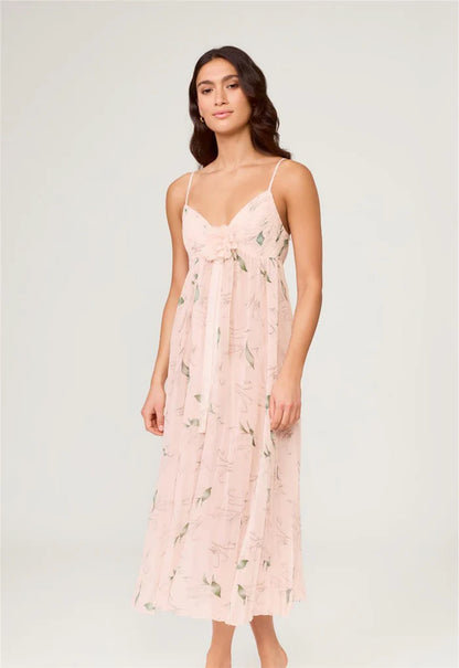 Breeze Gown Set in Blush Whitebell - Rya