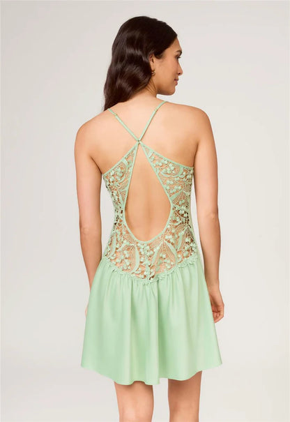 Isles Chemise in Creme de Menthe - Rya