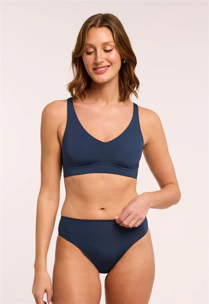 Mysa Supportive Smooth Bralette In Cambridge Blue - Montelle