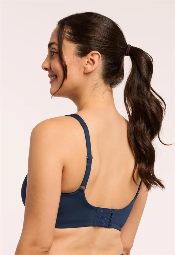 Mysa Supportive Smooth Bralette In Cambridge Blue - Montelle