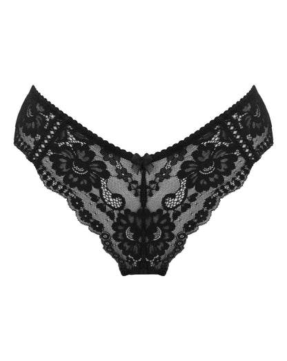 Fleur Cheeky V-Shape Brief In Black - Pour Moi