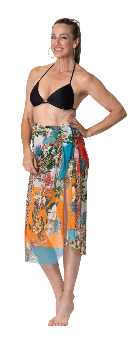 Beach to Bar Sarong on Patchwork - Cover Me