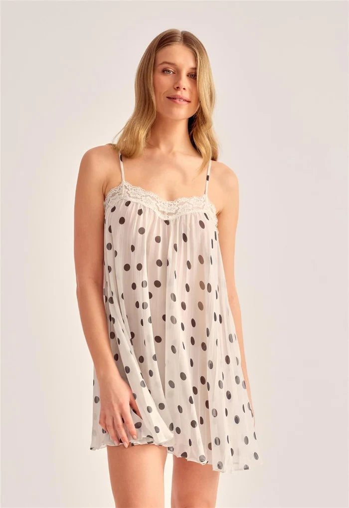 Or Chemise in Polka Dot - Rya
