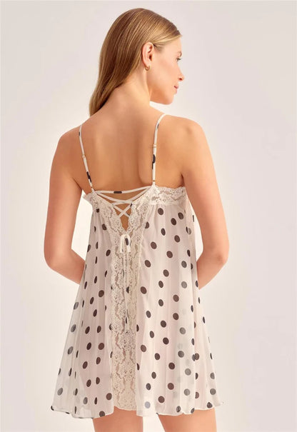Or Chemise in Polka Dot - Rya