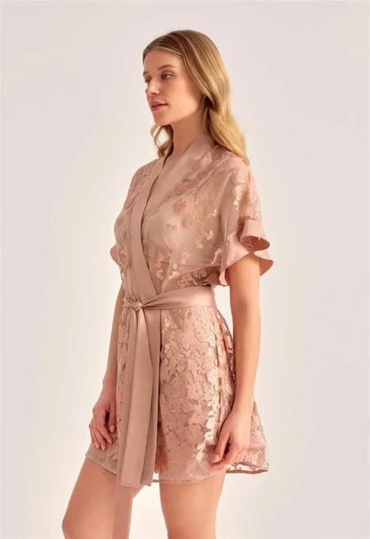 Golden Hour Cover Up In Rose Gold - Rya