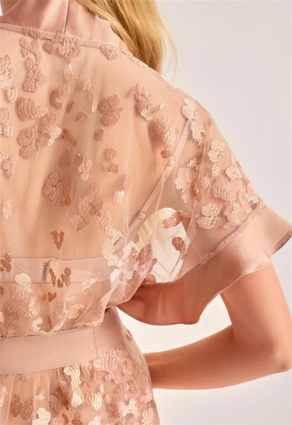 Golden Hour Cover Up In Rose Gold - Rya