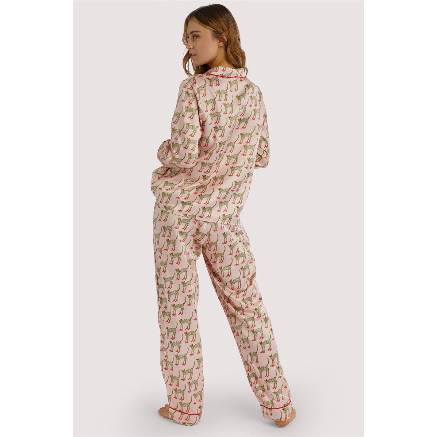 Bouffants Recycled Satin Long Sleeve Top - Playful Promises