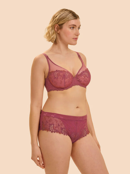 Wish Full Cup Plunge In Santal Pink - Simone Perele