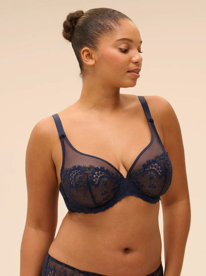 Wish Full Cup Plunge In Sapphire - Simone Perele