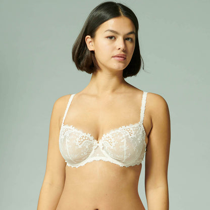 Wish Half Cup Bra In Cristal White - Simone Perele