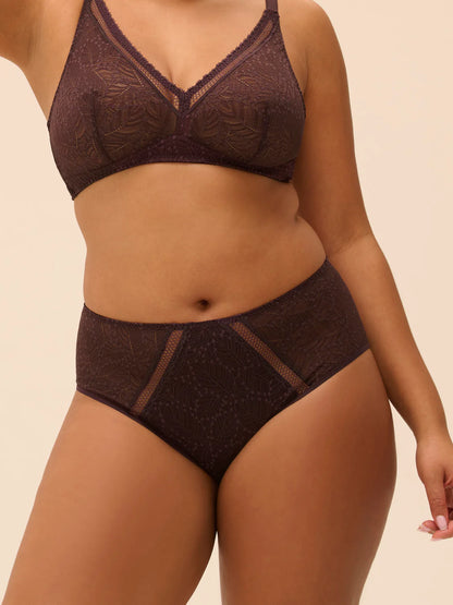 Comete Deep Brief In Dark Brown - Simone Perele