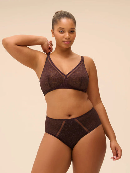Comete Deep Brief In Dark Brown - Simone Perele